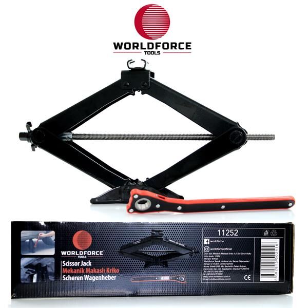 MEKANİK MAKASLI KRİKO 1.5 TON CIRCIR KOLLU GARAJ EKİPMANLARI HIRDAVAT
