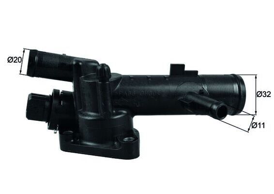 TERMOSTAT 83C RENAULT KANGOO 05> CLIO II 02> LOGAN 06> 1.5dCi