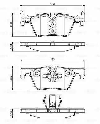 FREN BALATASI ARKA BMW F20 F21 F22 F23 F30 F31 F34 F32 F33 F36