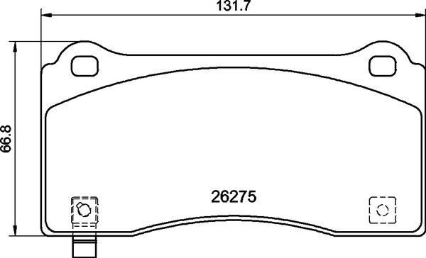 FREN BALATASI ON TESLA MODEL 3 5YJ3 2020> MODEL Y 5YJY 2019>
