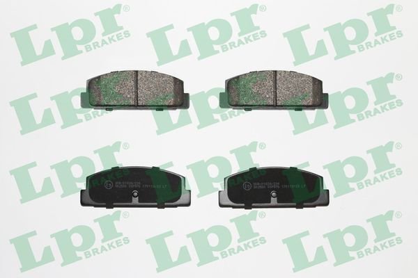 ARKA FREN BALATA MAZDA 323 LANTIS 1.8L BP DOHC BJ 99-01 / 626 FS GF 98-01 / MAZDA 6 2.0L LF-DE GG GH 02->