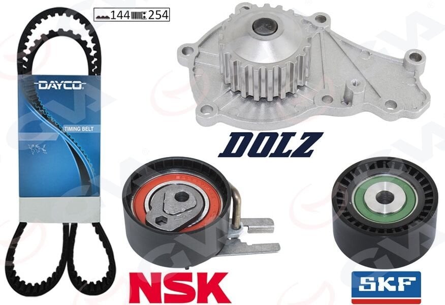 EKSANTRİK GERGİ KİTİ DEVİRDAİM 144 DİŞ EURO4 P206-P307-C1-C2-C3-BIPPER -NEMO-XSARA 1.4 HDİ FIEST A FUSION 02>08 1.4 TDCI 2S6Q8A615AB-2S6Q8591BA