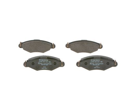 ÖN FREN BALATASI PEUGEOT P206 1.4 1.6 09/98> P306 1.4 1.6 5/93> 0986TB2316