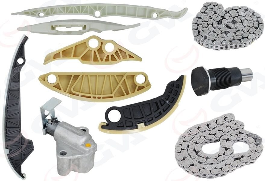 EKSANTRİK ZİNCİR SETİ YAĞ POMPA SETİ 10 PARÇA AUDI A4-A5-A6-A7-PASSAT 1.8-2.0 TFSI 06H109158N-06K109158G-06H109467L-06K115225-06H109469T