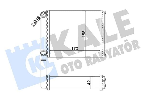 KALORIFER RADYATORU MERCEDES SPRINTER B901>B904 95>06