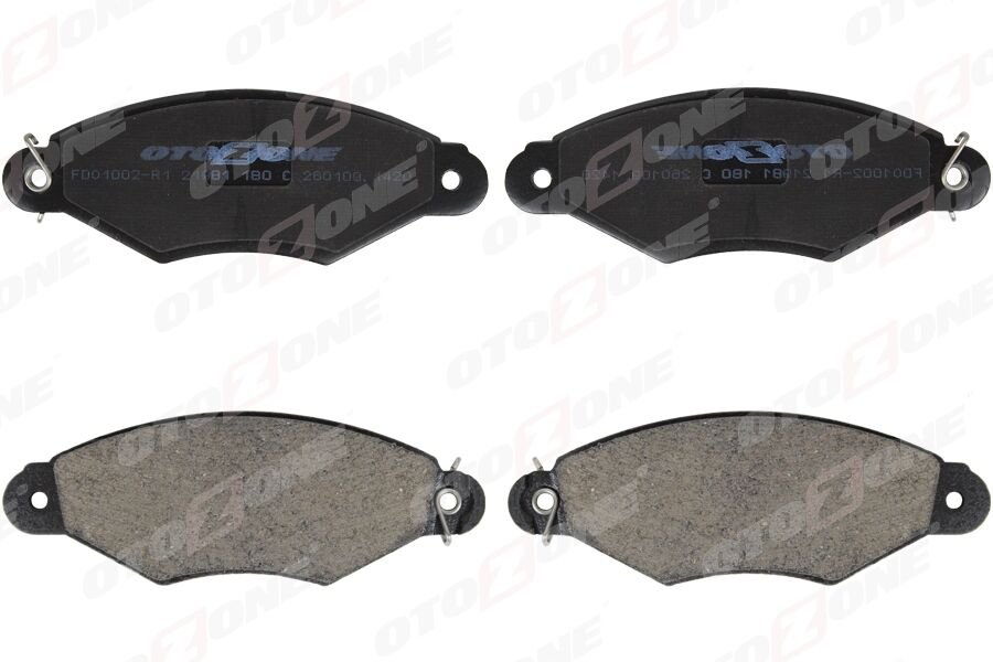 ÖN FREN BALATASI RENAULT KANGOO 97> CLIO SYMBOL I 98> CITRO N XSARA 97>02 PEUGEOT 306 96>01 civata takımlı