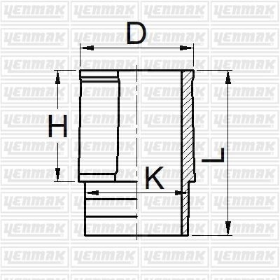 MOTOR GÖMLEĞİ P205-P309-P405B XU9 JAZ-M/J1-XU5M/JPZ-XU 7JPK 83.00 ÇAP STD 4 Adet