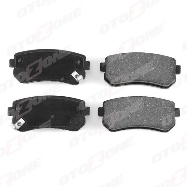 ARKA FREN BALATA HYUNDAI ACCENT ERA 1.4L G4EE 06-10 / İ30 1.4L 1.6L 08-> / İX35 1.6L G4FD GDİ 11-> / KIA CEED 1.4L 1.6L 07-> / SPORTAGE 1.6L G4FD GDİ 09-> / RIO 1.4L 1.6L 05-> Sürtünme yüzeyi düz -