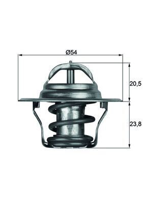 TERMOSTAT BORA-CADDY-GOLF-PASSAT-POLO-T5-SHARAN-OCTAVIA-FABIA-TOLEDO-IBIZA-CORDOBA-A3-A4-A6-TT 87C