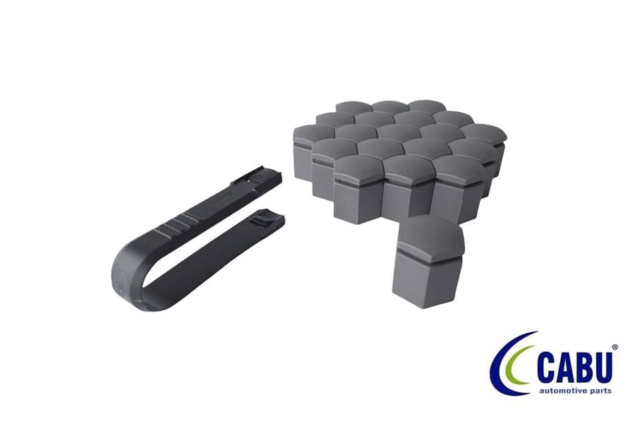 BİJON KAPAĞI KÖMÜR METALİK 19X27mm ASTRA J - K. INSIGNIA B. ZAFIRA 20 ADET 220644