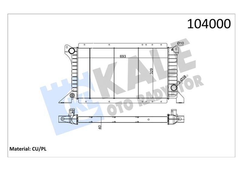 MOTOR RADYATORU AC TRANSIT TURBO T12 T15 2.5D 97>01 MANUEL UZUN TIP 2 SIRA CU PL