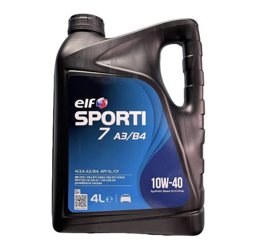 MOTOR YAĞI ELF SPORTI 7 A3/B4 10W40 3B 4 LİTRE 3 Adet
