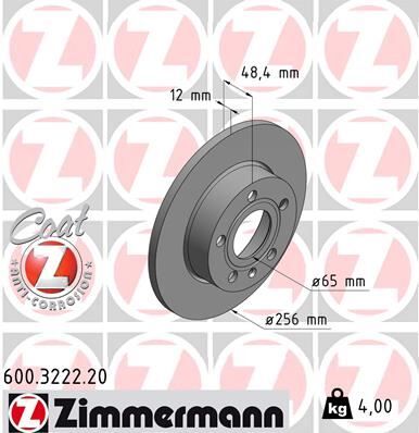 ARKA FREN AYNASI CADDY III-GOLF-V-VI-PLUS-JETTA III-ALTEA 04>A3 03>TOLEDO III-OCTAVIA 04> 256x12x9DL 986479155-986479B78-DF4271 2 Adet