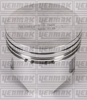 PİSTON SEGMAN STD 71.91MM FIESTA 08>17 1.25 EFI 16V ZETEC BENZINLI 4 Adet