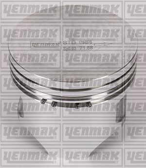 PİSTON SEGMAN STD 71.91MM FIESTA 08>17 1.25 EFI 16V ZETEC BENZINLI 4 Adet