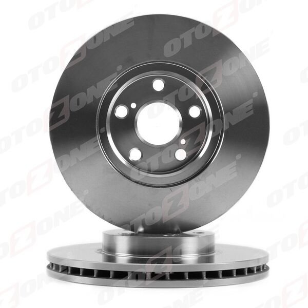 ÖN FREN DİSKİ HAVA KANALLI TOYOTA AVENSIS 1.6L 3ZZFE VVTi ZZT250 03-08 / 2.0L 1AZFSE AZT250 03-08 277 çap x 5 bijon - Adet disk fiyatıdır 2 Adet