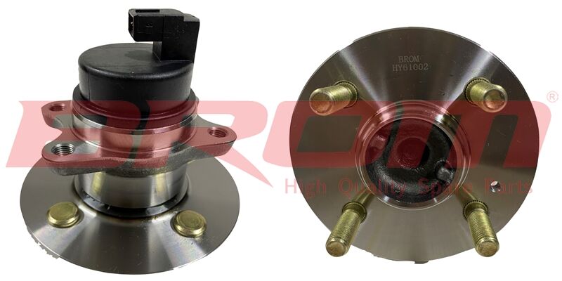 ARKA TEKER PORYASI RULMANLI HYUNDAI ACCENT ERA 1.4L 1.6L 1.5L 06-10 / GETZ 02-09 / İ20 08-> / KIA PI CANTO 1.0L 1.1L 04-> ABS SENSÖRLÜ - 4 BİJON