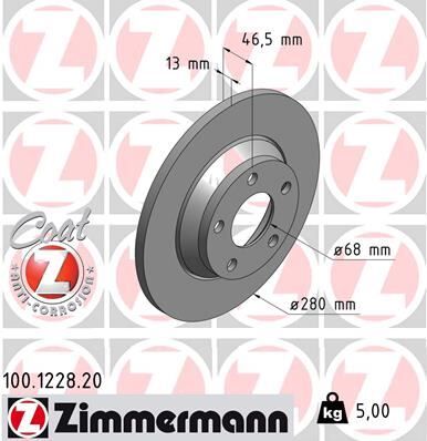 ÖN FREN AYNASI AUDI A4 1.6-1.9TDI 95/11.00 A4 Avant 1.6-1.8 20V-1.9TDI 95/9.01 280x13x5DL 986478615-DF2730 2 Adet