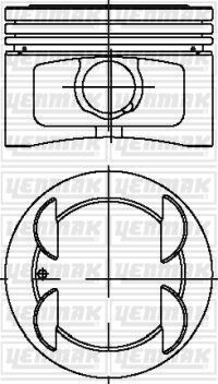 MOTOR PİSTON SEGMAN STD 86.40MM PALIO-SIENA-MAREA 1.6 16V 4 Adet
