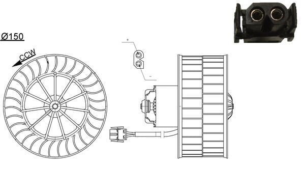 KALORIFER MOTORU BMW E36 12V KLIMASIZ