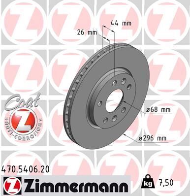 ÖN FREN DİSKİ RENAULT MEGANE IV 15> TALISMAN 15> DIŞ ÇAP:296MM K:26MM Y:44MM 5 DELİK 2 Adet