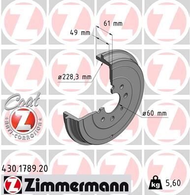 ARKA KAMPANA CORSA D 07> CORSA E 14> ADAM 13> PUNTO-GRANDE PUNTO 05> 274x228x61x48x4DL 14 İNÇ 51901444-51901443-55703043 2 Adet