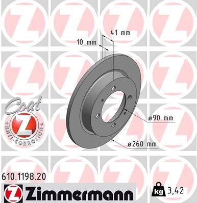 ARKA FREN DİSKİ DOLU TİP MITSUBISHI CARISMA 1.6L 4G92 DA1A 95-> 1.8L GDI 4G93 DA2A 95-> 1.9L DI-D F9Q dizel DA5A 00-05 / SPACE STAR 1.3L 1.6L DG1A 98-> 260 çap x 4 bijon - Adet disk fiyatıdır 2 Adet