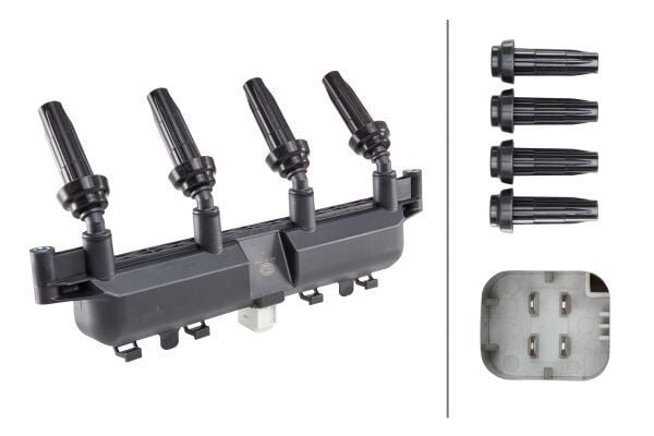 ATEŞLEME BOBİNİ PEUGEOT P206 98>07 P306 93>02 P307 00> P309 89> P406 95> PARTNER 96> BIPPER 08> CITR OEN C2 03>13 C3 03>13 SAXO 96> XSARA 98> BERLINGO 96> NEMO 08> 1.1 8V TU1 1.4 8V TU3 1.6 8V TU5