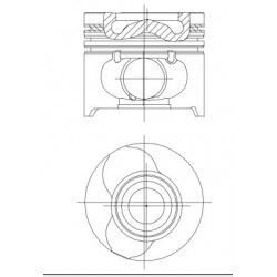 MOTOR PİSTON SEGMAN 0.50 76.00 26PİM CLIO II-III KANGOO-MEGANE II-III SYMBOL II-III-SANDERO- LOGAN- JUKE 1.5dCi K9K 4 Adet