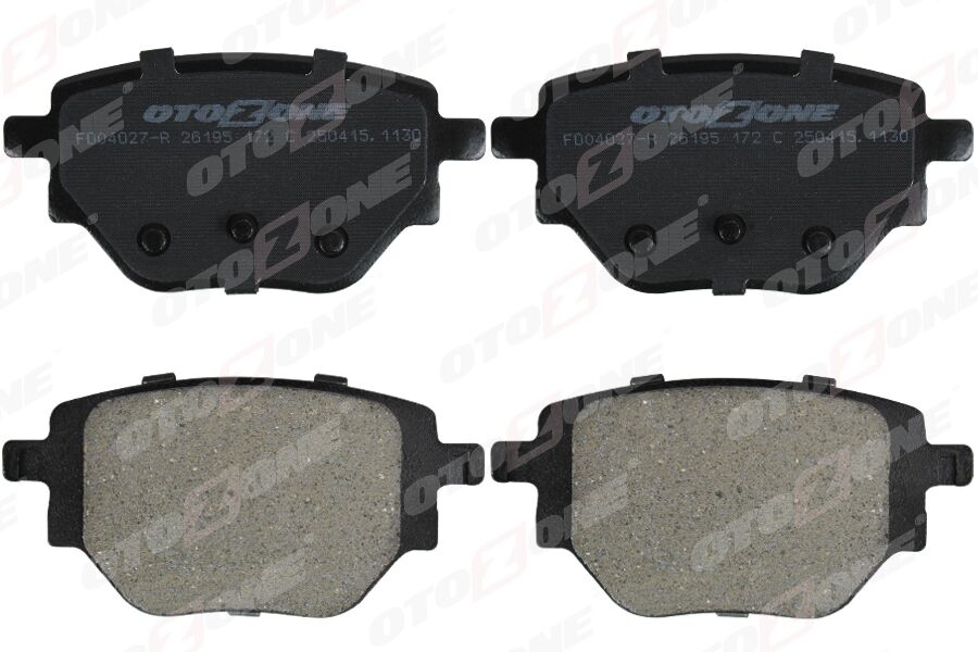 ARKA FREN BALATASI CORSA F 19> C4 20> 2008 19> 208 19> 249 mm