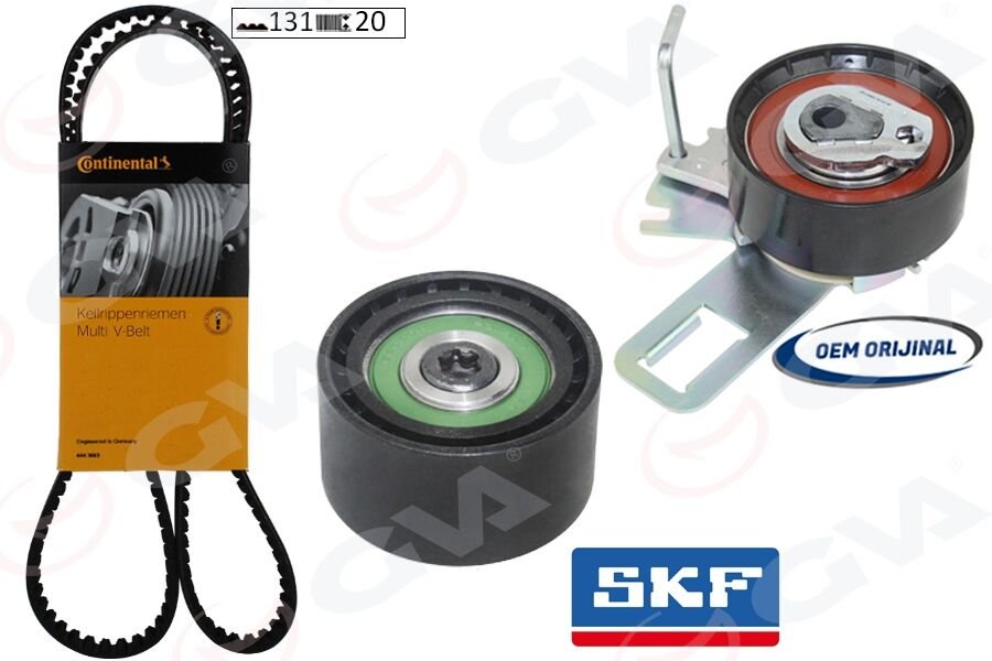 EKSANTRİK GERGİ KİTİ OPEL ASTRA L 21> CORSA F 19> PEUGEOT P2008-P3008 II-P301- P308 II-P5008-P508-EX PERT-PARTNER CITROEN BERLINGO-C3 III-C4-C-ELYSEE-JUMPY III 1.5 TDCI-BlueHDI Euro6 / FOCUS IV 17> C