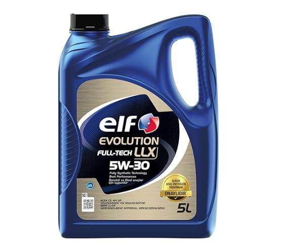 MOTOR YAĞI ELF EVOLUTION FULL-TECH LLX 5W30 3B 5 LİTRE VOLKSWAGEN 504.507 ONAYLI 3 Adet