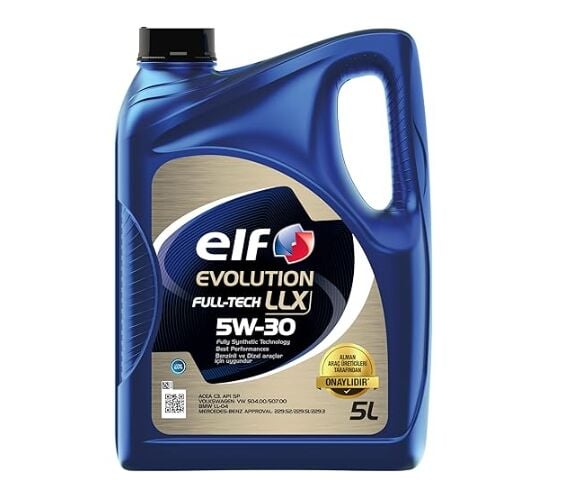 MOTOR YAĞI ELF EVOLUTION FULL-TECH LLX 5W30 3B 5 LİTRE VOLKSWAGEN 504.507 ONAYLI 3 Adet