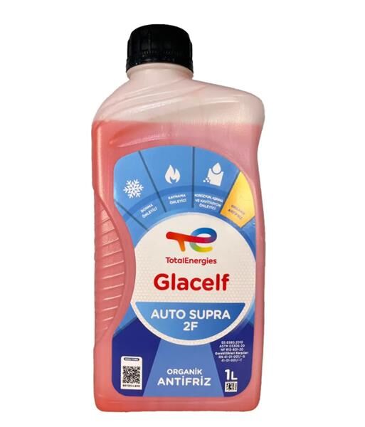 ANTİFRİZ KIRMIZI TOTAL GLACELF AUTO SUPRA 2F 12B 1 LİTRE 12 Adet