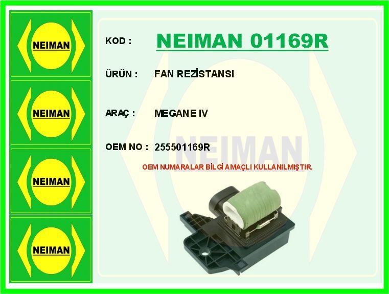 FAN REZİSTANSI MEGANE IV