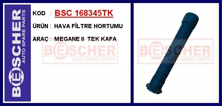 HAVA FİLTRE HORTUMU MEGANE II TEK KAFA