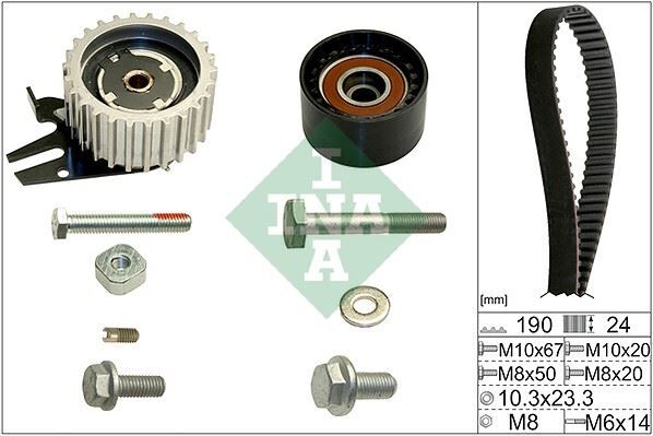 EKSANTRİK GERGİ KİTİ 190x24 VECTRA C-ZAFIRA B-ASTRA H-CROMA-ALFA ROMEO 159 1.9CDTİ-JTD Z19DTL