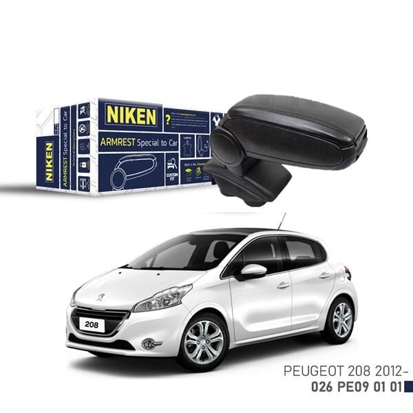 ARACA ÖZEL KOL DAYAMA SİYAH PEUGEOT 208 12 >