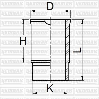 MOTOR GÖMLEĞİ STD R12 1300 CC. 4 Adet