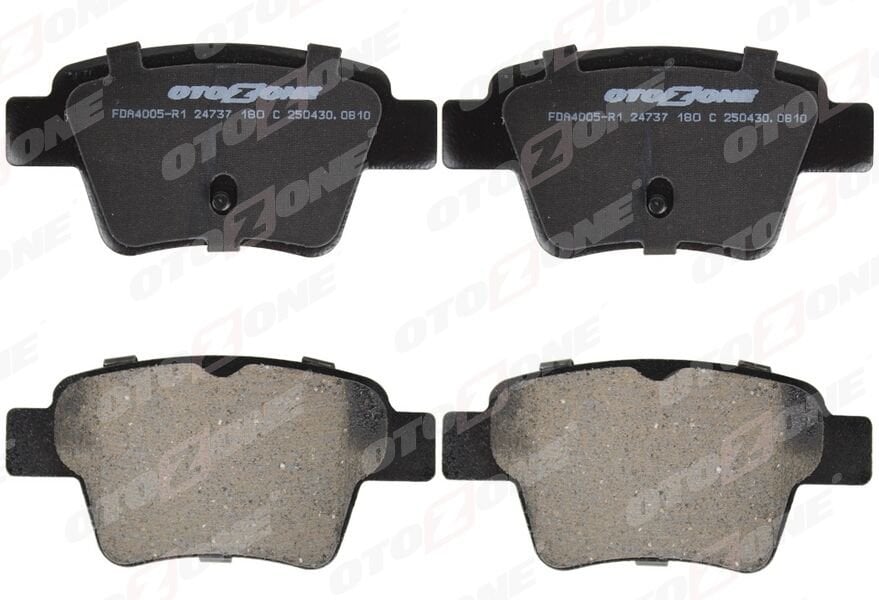 ARKA FREN BALATASI PEUGEOT P307 00> P307 SW 02> P307 CC 03> P207 06> CITROEN C4 04>08> KÜÇÜK TİP