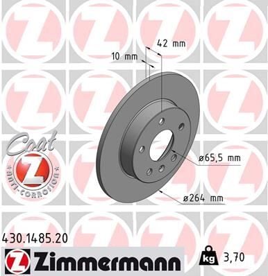 ARKA FREN AYNASI ASTRA H-COMBO C 02> MERIVA A-B 03> ASTRA G 1.8-2.0 98> ZAFIRA A 264x10x5DL 2 Adet