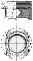 PISTON SEGMAN STD 83.00mm MERCEDES M274.910 W204 W205 W212 W213 R172