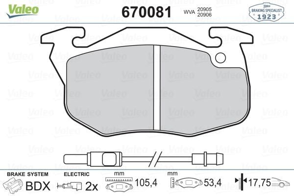 ÖN BALATA R9-R11-R19 CLIO-EXP-P106-P206