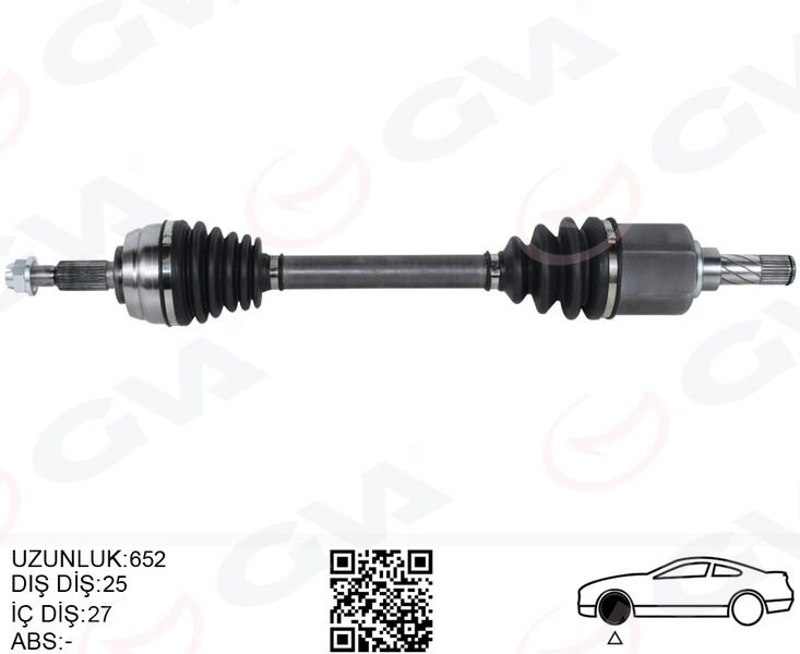 ON AKS SOL KOMPLE DACIA DUSTER 10> 1.5 dCi 4x4 6 ileri