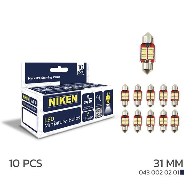 LED AMPUL SOFİTCANBUSLED31MM 10LU 10 Adet
