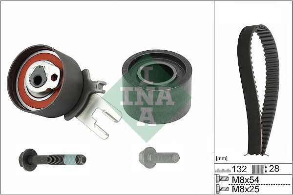 EKSANTRİK GERGİ KİTİ 132x280 VOLVO C30 C70 S60 S80 V70 > XC60 XC70 XC90 2.4TDI 20V K015580XS