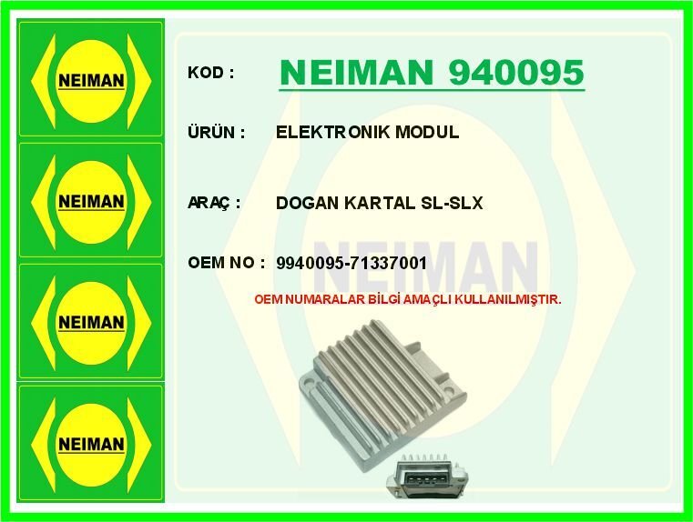ELEKTRONIK MODUL DOGAN KARTAL SL-SLX
