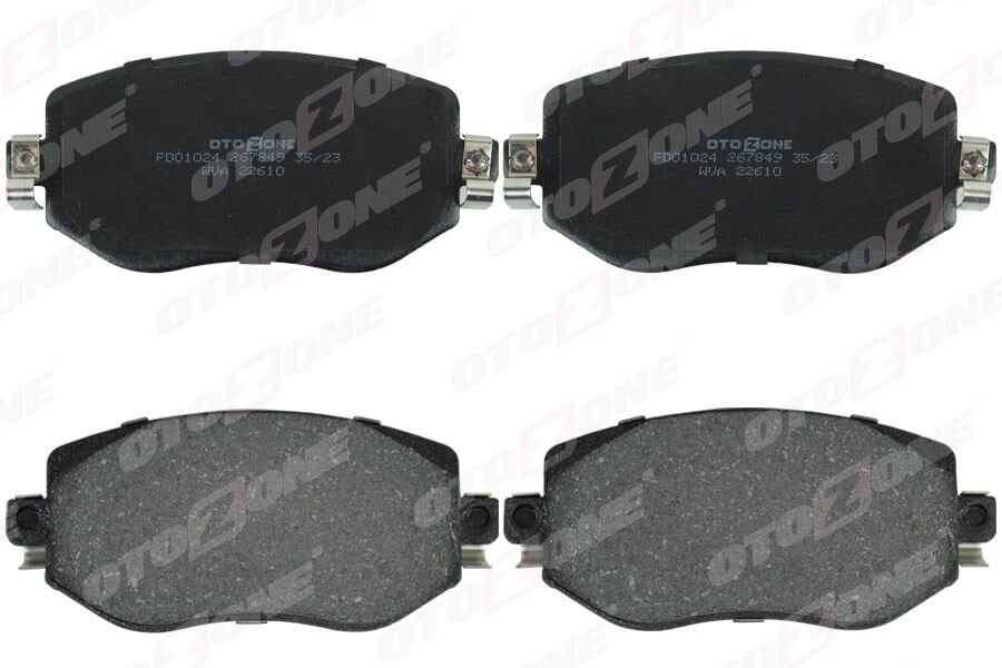 ÖN FREN BALATASI RENAULT MEGANE IV 15> TÜM MOTOR TİPLERİ G:129MM Y:58.4 MM K:18MM