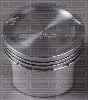 PİSTON SEGMAN STD 71.20MM FIAT PALIO 1.2 8V 87-835900-12 4 Adet