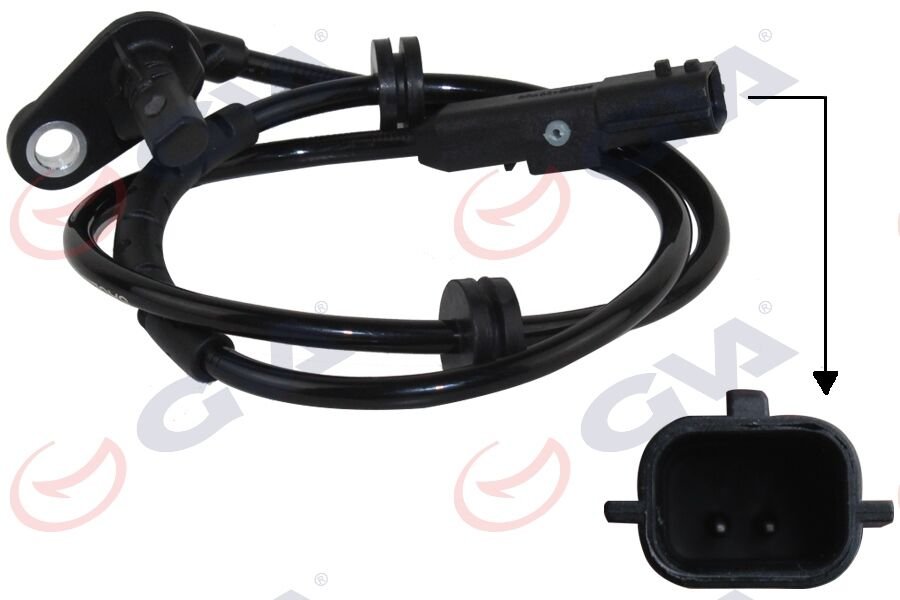 ABS SENSÖRÜ ARKA SAG CLIO II 98- 1640mm
